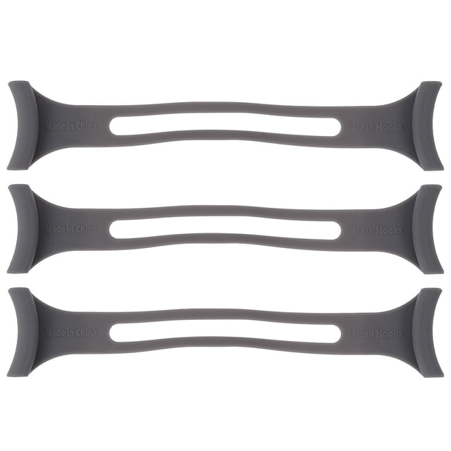 EeaseCA 3 Pcs Silicone Mask Extension Buckle Mask Ropes Hook Practical Mask Extender