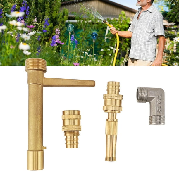 Llave De Aspersor De Acoplamiento Rápido, Herramienta De Llave De Acoplamiento Rápido Para Invernadero, Accesorio De Jardín De Latón Y Acero Inoxidable De Recuperación Rápida
