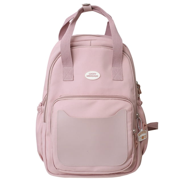 Schoolbag Women's New Junior High School Student High Capacity Lightweight Backpack Ins Day Simple Fashion Backpack