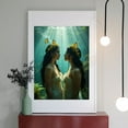thumbnail image 2 of Diamond Art Kit for Adults, Butterfly Sisters Underwater Glow Diamond Painting for Adults Beginners, 5D DIY Diamond Art Painting Kits, Colorful Diamond Painting Craft for Home Decor 12x16, 2 of 7