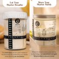 thumbnail image 2 of Kit de masa madre ABIOTO con frasco de 25 oz y banneton de 25 cm, 2 of 9