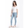 thumbnail image 2 of Jeans high rise skinny Juvenil, 6873 (Mezclilla tono claro) azul 3, 2 of 3