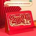 thumbnail image 5 of 2026 Year Of The Horse Desk Calendar Elegant Hollow Out Design Large Pages For Daily Planning Premium Paper Perfect Chinese New Year Gift, 5 of 10