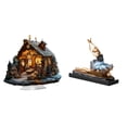 thumbnail image 1 of Adorno De Bailarina De Ballet Acrílico 2D, Decoración De Mesa Independiente Con Base Para Fiesta, Hogar, Estantería, Festival, Dormitorio, Estatua De Bailarina, Figura De Escritorio De, 1 of 8