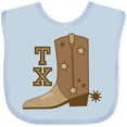 thumbnail image 3 of Inktastic Texas Cowboy Boot Boys or Girls Baby Bib, 3 of 4