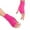 Hot Pink, variant on Knitted Fingerless Gloves Soft Stretchy Cuff Design Comfortable Half Finger Hand Warmers for Daily Use