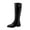 Black, variant on Gubotare Women's Boots Knee High Women's Knee High Riding Boots Comfortable Low Heel Pointy Toe Boot Knee High Riding Fall Winter Boots (White,8.5)