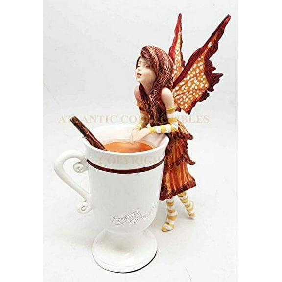 Amy Brown Sweet Addictions Autumn Apple Cider Fairy Sculpture Figurine