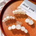 thumbnail image 1 of Pinzas para el pelo, pinzas para el pelo con mango grande, pinza antideslizante para la mandíbula, pinza para el pelo gigante para mujeres, niñas, novias (paquete de 4 sirenas) JAMW Sencillez, 1 of 5