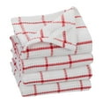 thumbnail image 1 of Fabstyles Cotton Solo Waffle Weave Kitchen Towels, Extra Large Dish Cloths, Super Absorbent and Quick Dry Tea Towels with Hanging Loop, 18x28 Inches, Set of 4, 1 of 5