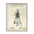 thumbnail image 4 of Stupell Industries Vintage Style Man Golfing Club Diagram Patent Text Framed Wall Art, 16 x 20, Design by Karl Hronek, 4 of 5