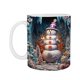 thumbnail image 1 of Hengsof - Juego de tazas navideñas vintage de Papá Noel y muñeco de nieve, de cerámica, para fiestas navideñas de invierno, para el hogar, la escuela, la oficina, regalo de inauguración de la casa, 1 of 7