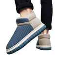 thumbnail image 4 of Men's Slippers Comfortable Thick Sole Warm Footwear for Autumn and Winter Fashionable Couple Design, 4 of 9