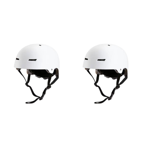 Eigraketly Cascos deportivos ABS: doble protección para mayor seguridad y comodidad al usar cascos de patinaje sobre ruedas blanco mate M (52-58 blanco mate METRO(52-58CM) 2piezas