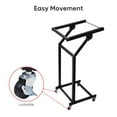 thumbnail image 2 of Rolling DJ Mixer Stand Stage Cart Adjustable Rack Mount Studio Equipment Music Party Show 12UX, 2 of 10