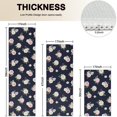 thumbnail image 4 of Black and Gold Marble Pattern Non Slip Washable Kitchen Rug, Anti Fatigue Decorative Floor Mat for Sink Laundry and Home Use, 17"x47", 4 of 6