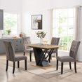 thumbnail image 4 of Modern Rectangular Extendable Table | For Kitchen & Meeting Room | Scratch-Resistant MDF | Ensures Stable Performance, 4 of 6