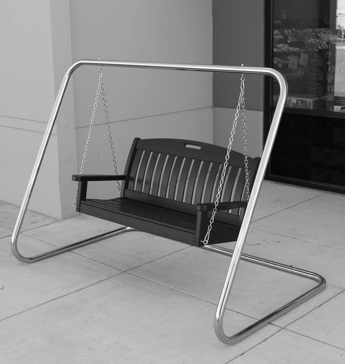 Metal Porch Swings With Stands Easy Home Decorating Ideas