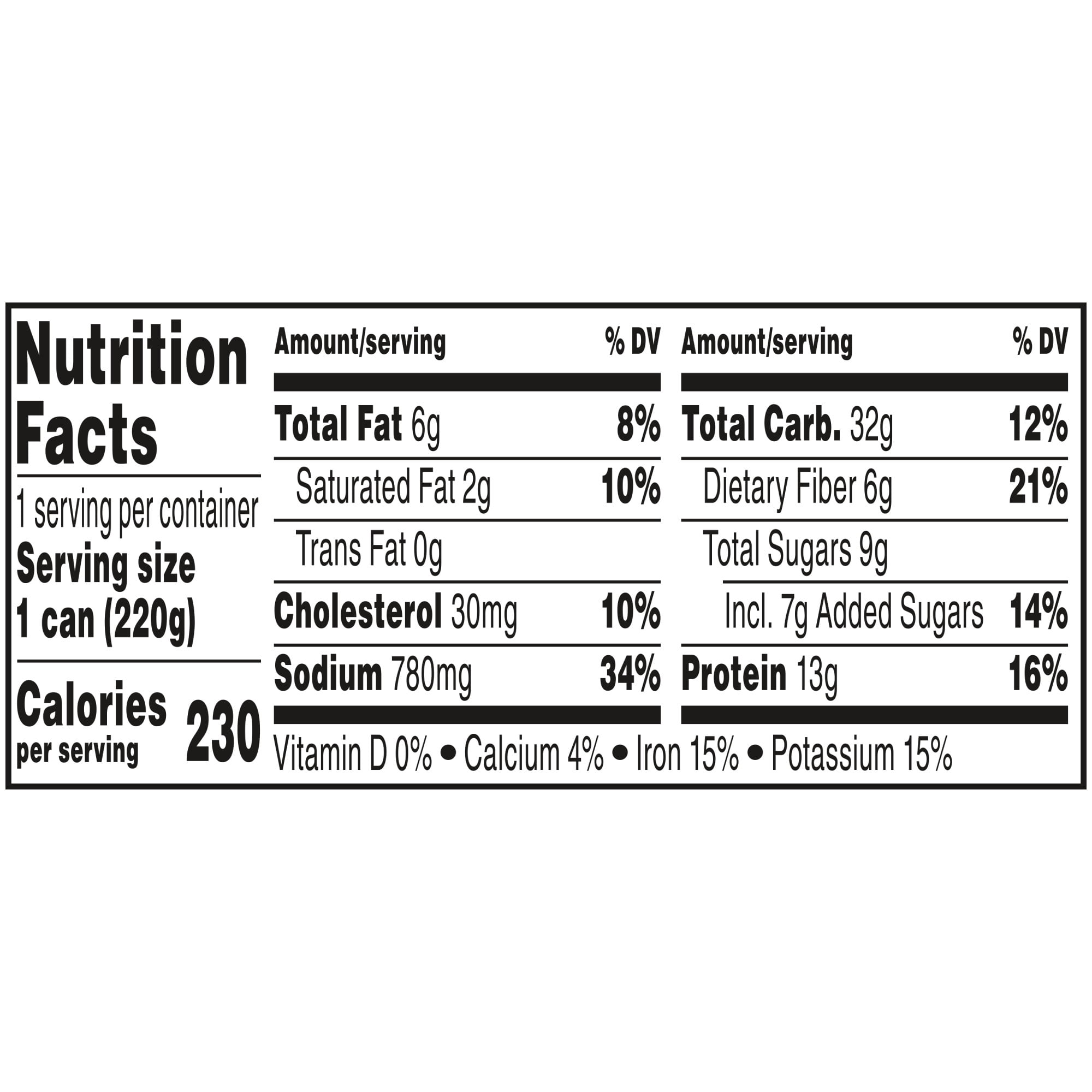 Van Camp's Original Beanee Weenee, 13g Protein Per Serving, Canned Food, 7.75 oz. Can