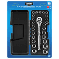 thumbnail image 4 of HART 26-Piece 1/4-Inch Drive Mechanics Tool, Socket Wrenches & Sets, Chrome Finish, 4 of 14