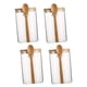 thumbnail image 3 of Organizador de tarros de especias de vidrio, cajón para granos de café, utensilios de cocina, tapa hermética, recipiente para condimentos 4 piezas, 3 of 8