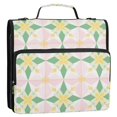 thumbnail image 5 of FORMRS Zipper Binder with Shoulder Strap 2-inch Ring 500 Sheet Capacity File Bag, Retro Yellow Stars, 5 of 5