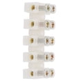 thumbnail image 1 of Terminal Strip Block, Insulated Wire Connector Block Thickened Brass Fireproof  for Mechanical for Electromechanical for Electrical Control for Power Supplies, 1 of 7