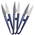 thumbnail image 3 of Clipper 12Pcs Thread Clipper U shaped Scissor Spring Yarn Cutter Sewing Embroidery Cutting Tools, 3 of 7