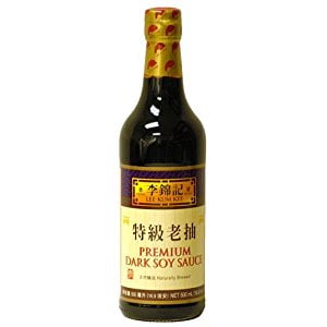 NineChef Bundle - Lee Kum Kee Premium Dark Soy Sauce - 16.9 fl. oz (10 Bottle) + 1 NineChef Brand ChopStick