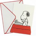 thumbnail image 3 of Graphique Peanuts Typewriter Boxed Notecards, 16 Snoopy at Typewriter Cards Embellished with Glitter, with Matching Envelopes and Storage Box, 3.25" x 4.75", 3 of 4
