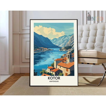 Ko Tao Thailand Travel Poster Wall Art, Unframed Paper Poster 8x10in
