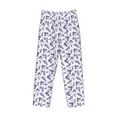 thumbnail image 4 of Xecao Lavender Flowers Men's Straight Lounge Pajama Pants: The Ultimate in Comfortable Sleepwear, 4 of 9