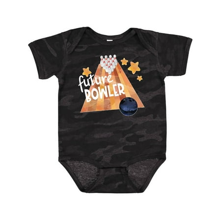 

Inktastic Future Bowler Bowling Ball and Pins Gift Baby Boy or Baby Girl Bodysuit