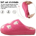 thumbnail image 5 of BERANMEY Halloween Slippers for Women Perfect Soft Plush Comfy Warm Slip-On Cute Womens Slippers Indoor Fluffy House Slippers for Women and Men Non-slip Fuzzy Flat Slides, 5 of 8