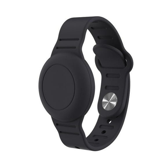 Kingswick waterproof Airtag wristband compatible with Apple Airtag, hidden silicone protective case suitable for Airtag GPS tracker holder, adjustable strap silicone wristband GPS tracker ﻿