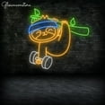 thumbnail image 3 of Glowneon Sloths Weightlifting Neon Sign, Sloths Weightlifting Led Sign, Gym Neon Decor Sign, 3 of 4