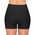 thumbnail image 4 of ALWAYS Women's 3" Soft Yoga Shorts with Side Pockets Black M, 4 of 7