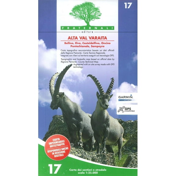 aavv Alta Val Varaita (Paperback) wandelkaart