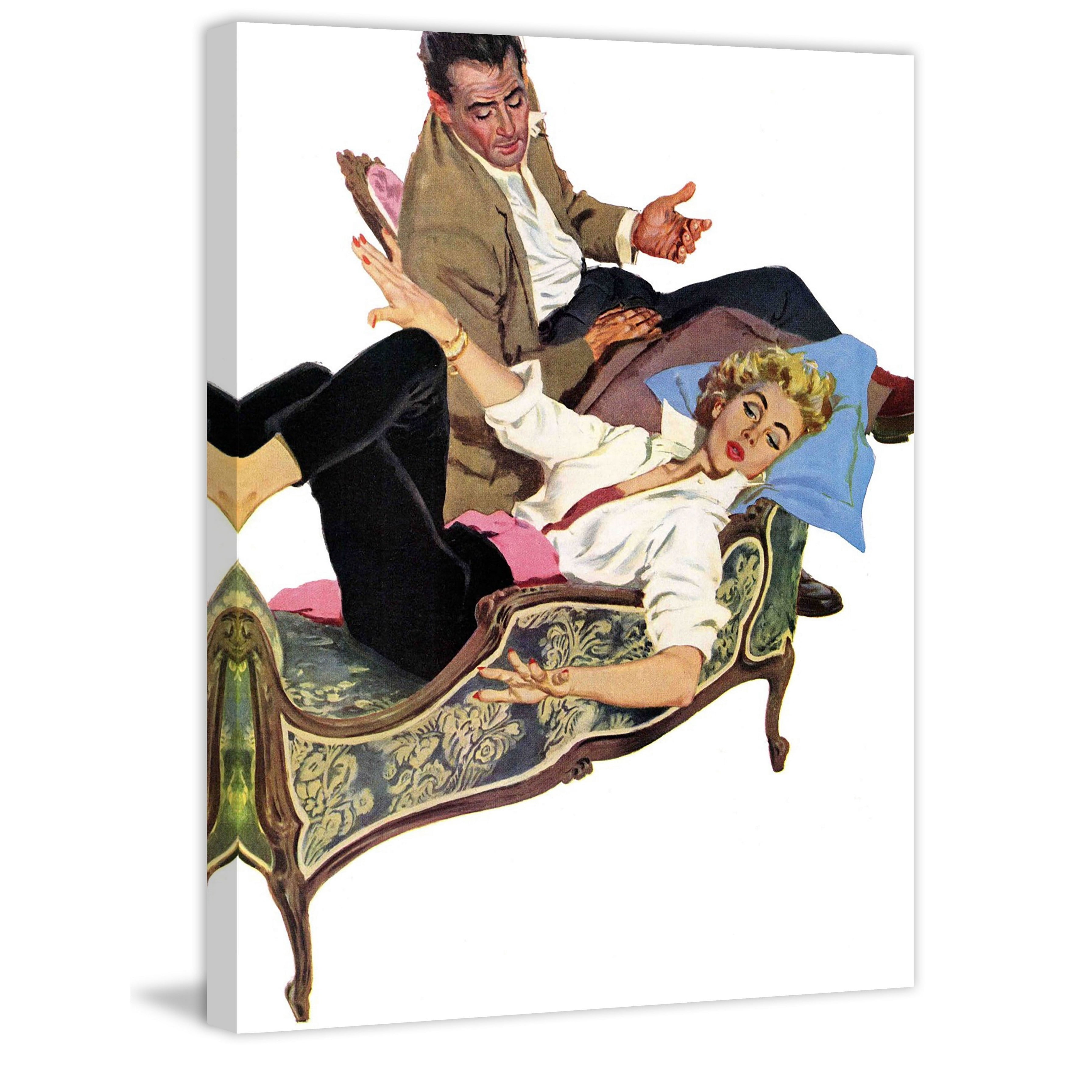 Marmont Hill "Shackles for the Groom" by Coby Whitmore Painting Print on Canvas