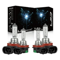 IHNZCB H11 Halogen Headlight Bulbs Low Beam 3400K White Bright