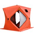 thumbnail image 1 of Tienda de hielo aislada a prueba de viento para 3 4 personas Refugio de pesca en hielo Invierno, 1 of 8