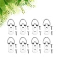 thumbnail image 1 of OULII 50Pcs Picture Hanging D Rings Metal for Home Decoration 11.8x0.63x0.2in, 1 of 7