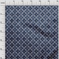 thumbnail image 3 of oneOone Silk Tabby Navy Blue Fabric Block Sewing Craft Projects Fabric Prints By Yard 42 Inch Wide, 3 of 5