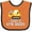 Orange and Black, variant on Inktastic Gigi Little Digger Construction Truck Boys Baby Bib