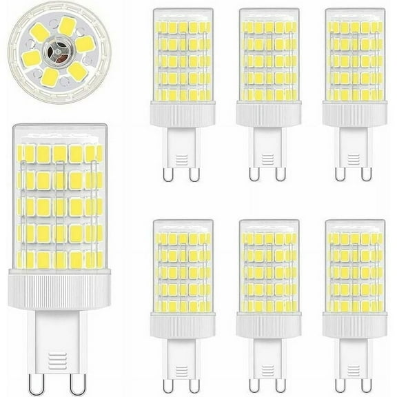 G9 LED Bulb, Energy Saving 10W Bulb for Household Applications, Quality Assurance 24-Month Exchange, Non-Dimmable, 6-Pack