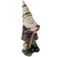 thumbnail image 3 of Northlight Gnome with Butterfly and Ladybug Outdoor Garden Statue - 15.25", 3 of 5