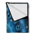 thumbnail image 2 of Zodiac Soft Flannel Fleece Throw Blanket, Circle of Horoscope Signs Stars Globe Abstract Design Astronomy Illustration, Cozy Plush for Indoor and Outdoor Use, 50" x 60", Multicolor, by Ambesonne, 2 of 5