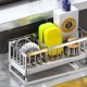 thumbnail image 4 of 1pc Stainless Steel Sink Sponge Holder With Drainage, Sink Caddy For Scrubber Sponge Brushes Dishcloth, Kitchen Countertop Organizer, 4 of 4