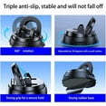 thumbnail image 2 of Redreeer Car Phone Holder Mount - Strong Adsorption Car Bracket, 360° Rotatable Cell Phone Car Mount, with Non-Slip Base, No Installation Required, Suitable for All Models (1pcs), 2 of 8