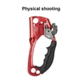 thumbnail image 3 of Greeniant Ascensor de mano, abrazadera de escalada, equipo de rapel, equipo de supervivencia, accesorios de Camping, montañismo, suministros al aire Escalada rojo mano derecha Greeniant  OD009503-02, 3 of 6